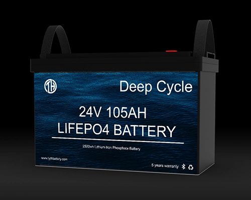 24V 105Ah LiFePO4 Battery Pack